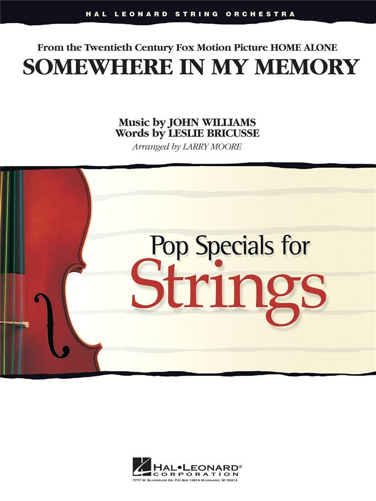 Williams: Somewhere in My Memory from Home Alone (arr. for string orchestra)