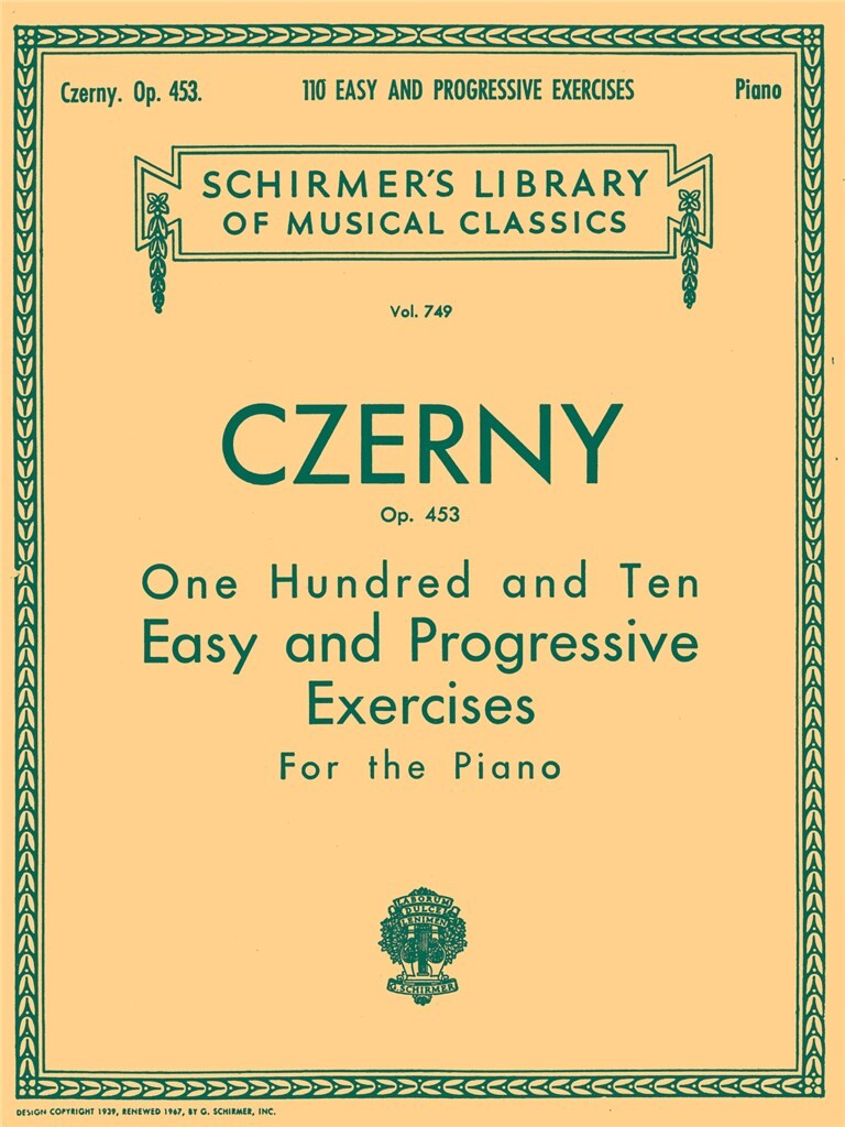 Czerny: 110 Easy and Progressive Exercises, Op. 453