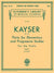 Kayser: 36 Elementary and Progressive Studies, Op. 20