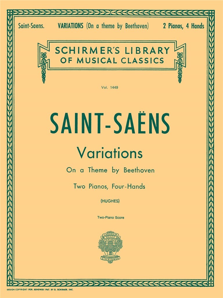 Saint-Saëns: Variations on a Theme by Beethoven, Op. 35