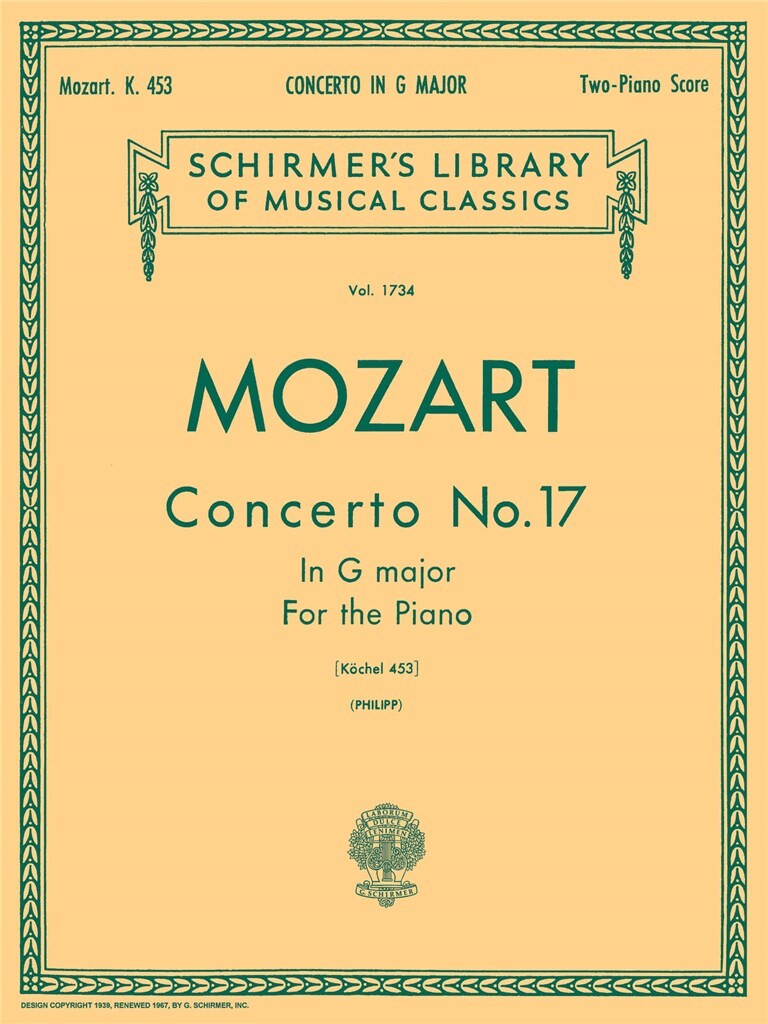 Mozart: Piano Concerto No. 17 in G Major, K.453