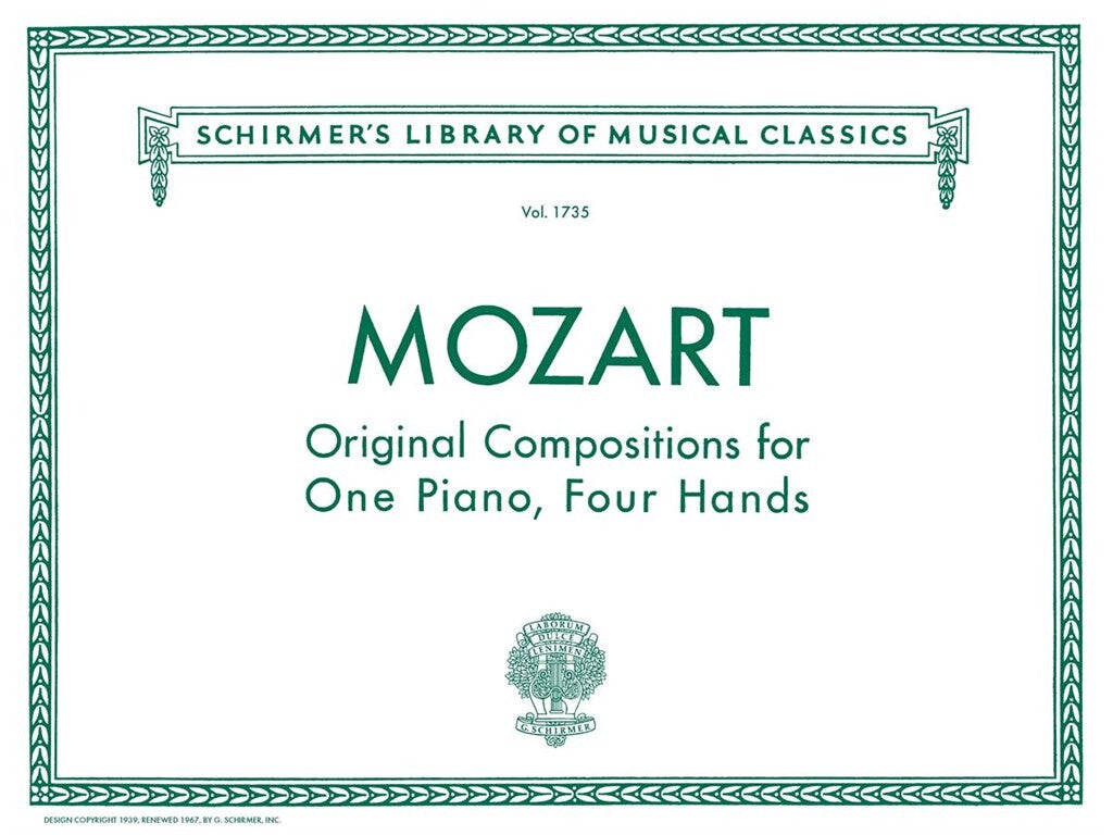 Mozart: Original Compositions for Piano 4-hands