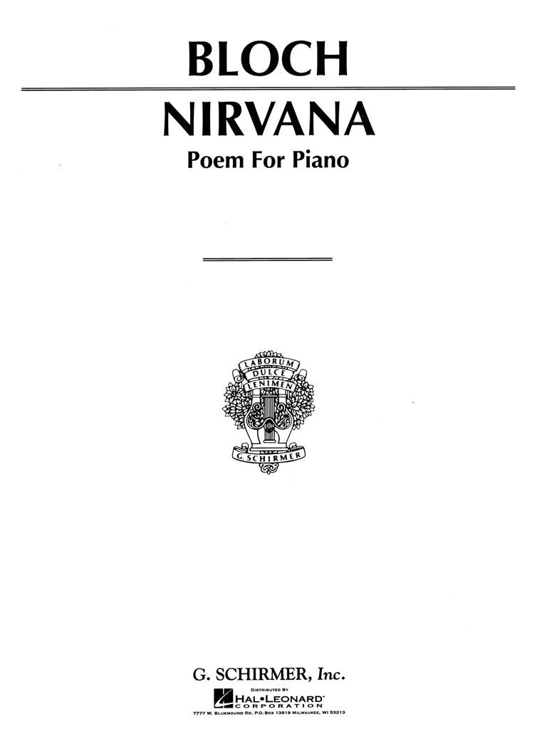 Bloch: Nirvana