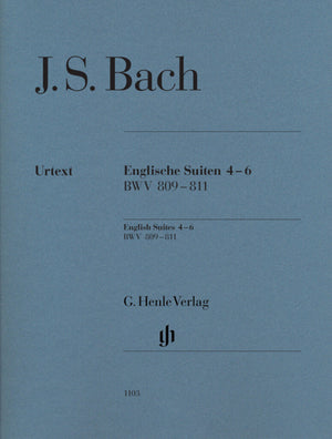 Bach: English Suites 4-6, BWV 809-811