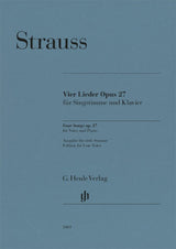 Strauss: 4 Lieder, TrV 170, Op. 27