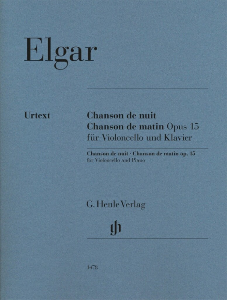 Elgar: Chanson de nuit and Chanson de matin, Op. 15 (transc. for cello & piano)