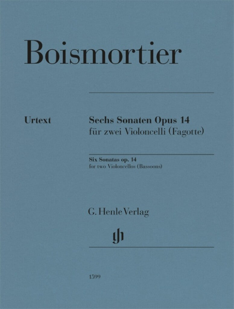 Boismortier: 6 Sonatas for 2 Cellos, Op. 14