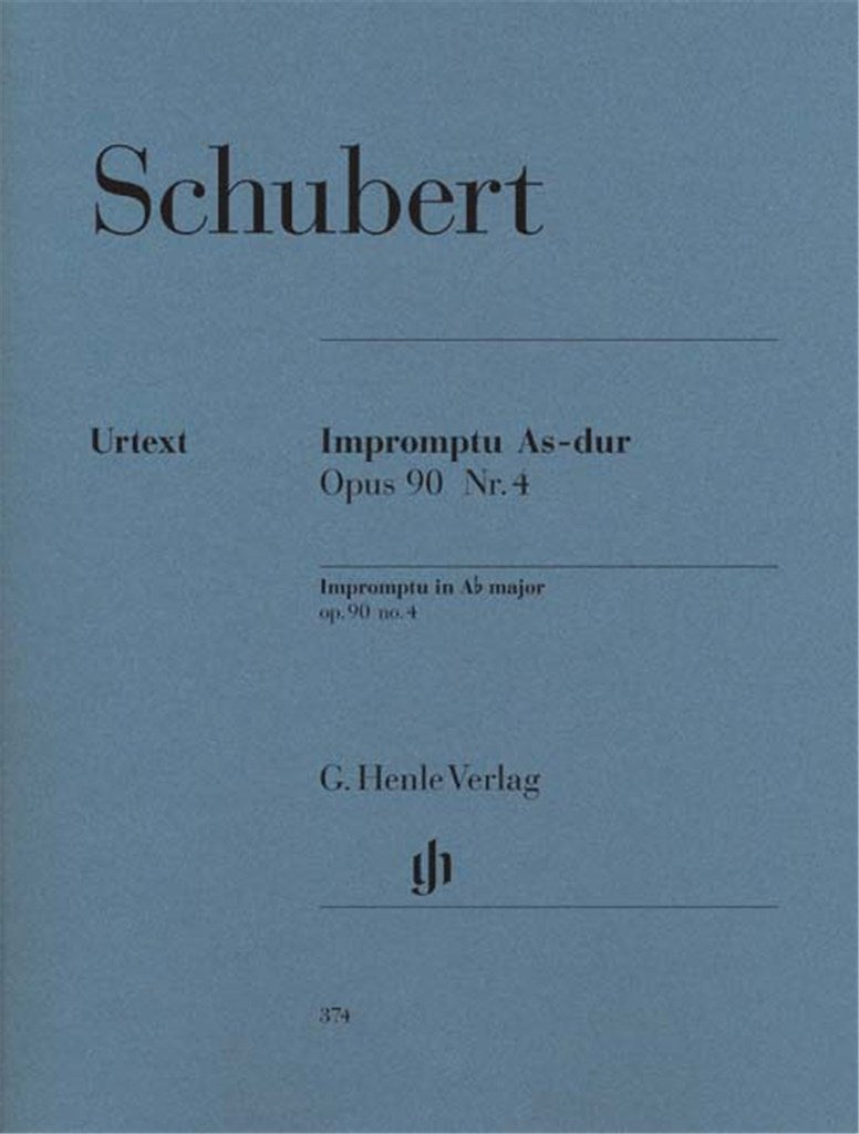 Schubert: Impromptu in A-flat Major, Op. 90, No. 4, D 899