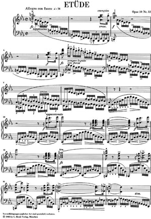 Chopin: Etude in C Minor, Op. 10, No. 12 ("Revolution")