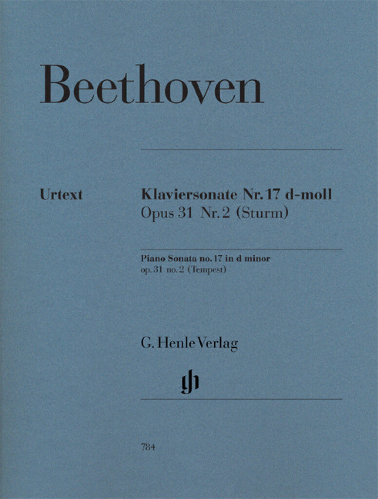 Beethoven: Piano Sonata No. 17 in D Minor, Op. 31, No. 2 ("Tempest")