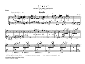 Dvořák: Dumky Piano Trio, Op. 90 (1 Piano, 4 Hands)