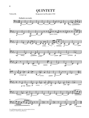 Bruch: String Quintet in E-flat Major