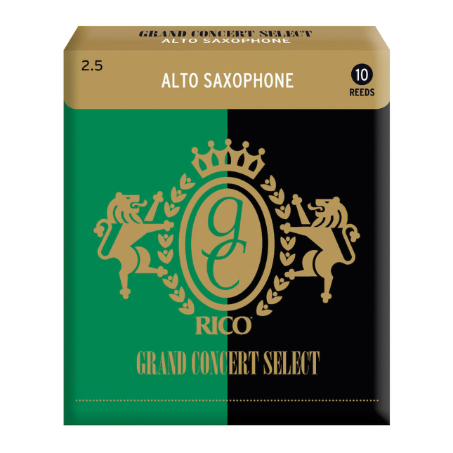 D'Addario Grand Concert Select Alto Saxophone Reeds, 10-pack