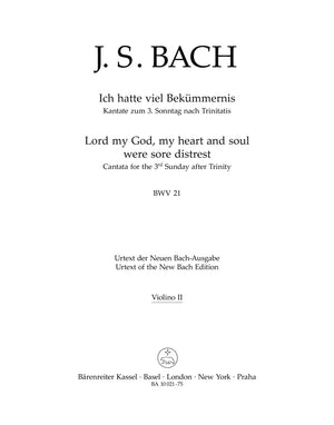 Bach: Ich hatte viel Bekümmernis, BWV 21