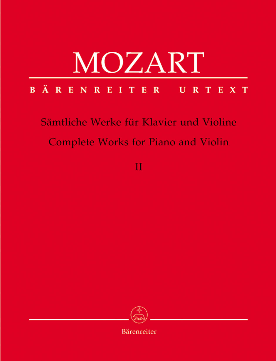 Mozart: Complete Works for Violin and Piano - Volume 2