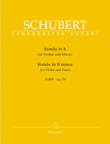 Schubert: Rondo in B Minor, Op. 70, D 895