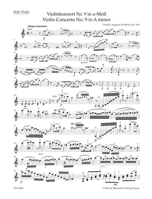 de Bériot: Violin Concerto No. 9 in A Minor, Op. 104