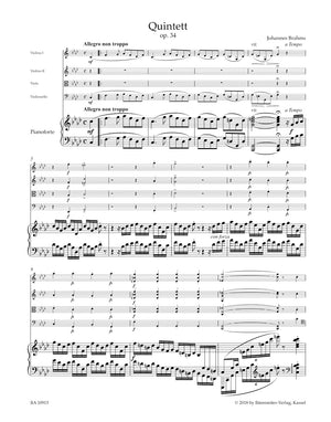 Brahms: Piano Quintet in F Minor, Op. 34