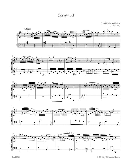 Dušek: Complete Sonatas for Keyboard - Volume 2