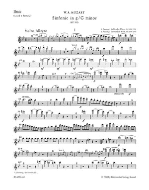 Mozart: Symphony No. 40 in G Minor, K. 550