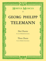 Telemann: 3 Duets for Melodic Instruments
