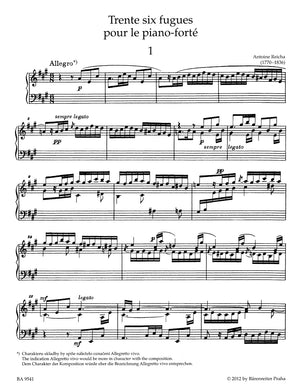 Reicha: 36 Fugues for Piano
