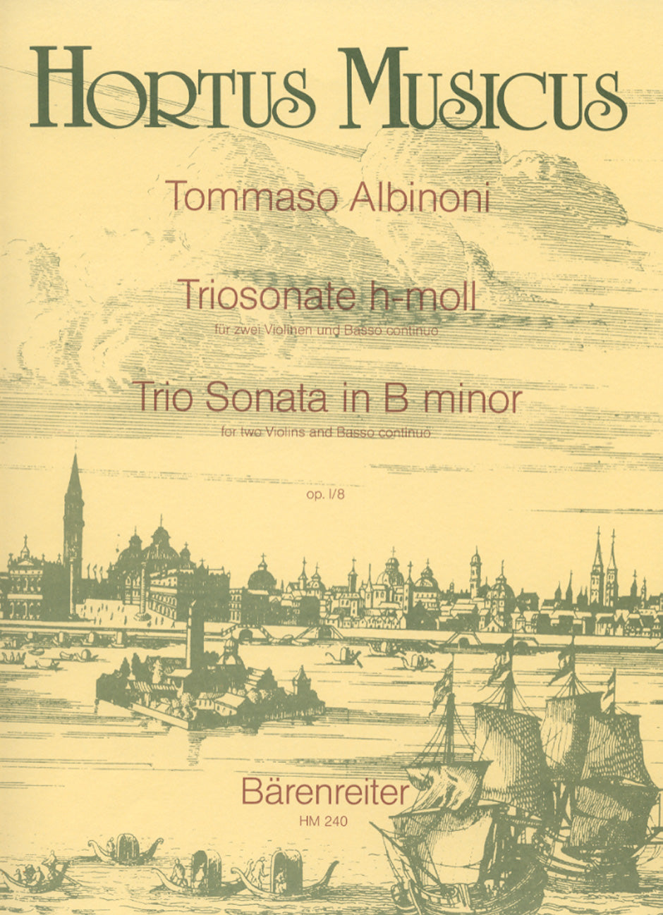 Albinoni: Trio Sonata in B Minor, Op. 1, No. 8