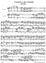 Bach: Concerto a due Cembali senza ripieno, BWV 1061a