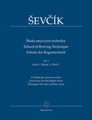 Ševčík: School of Bowing Technique, Op. 2 - Book 1