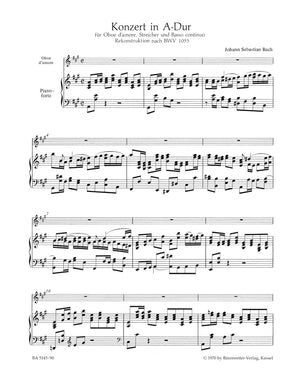 Bach: Oboe Concerto in A Major