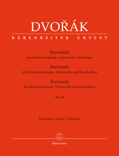 Dvořák: Serenade for Wind Instruments, Cello and Double Bass, Op. 44