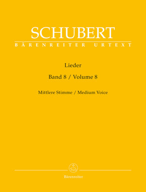 Schubert: Lieder - Volume 8