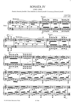 Fišer: Piano Sonata No. 4