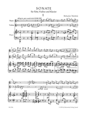 Martinů: Sonata for Flute, Violin and Piano
