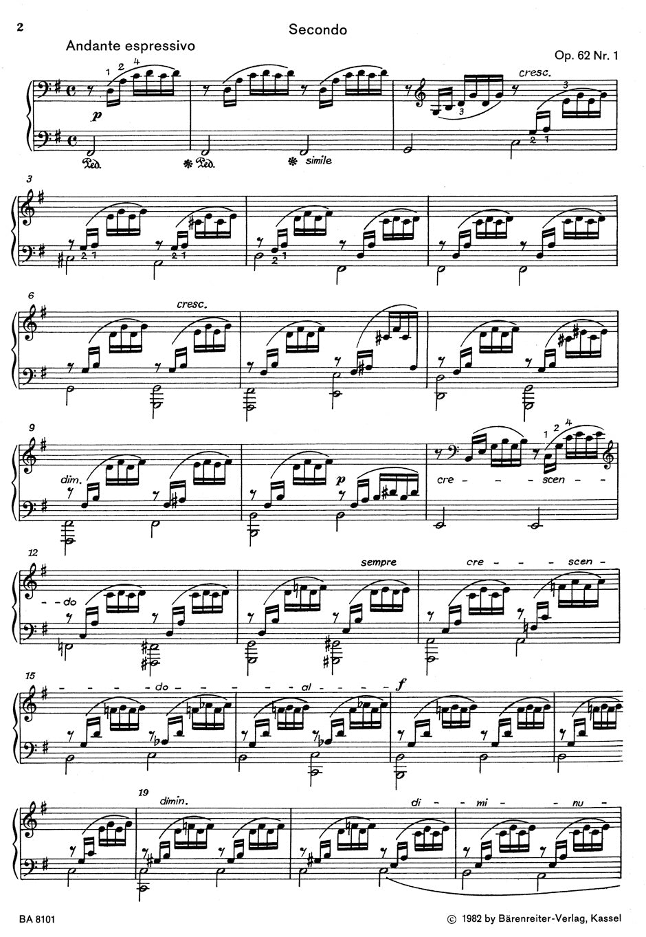 Mendelssohn: 7 Songs Without Words (arr. for piano, 4-hands)