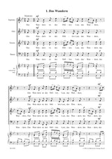 Schubert: Die schöne Müllerin (arr. for SATB Choir)