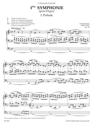 Vierne: First Symphony, Op. 14