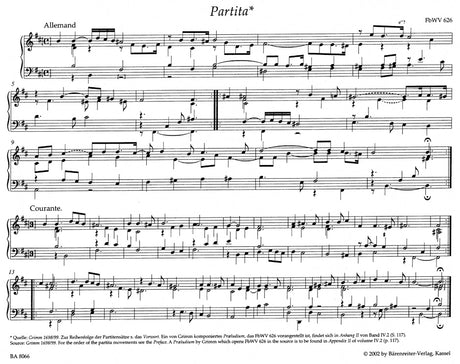 Froberger: Works from Copied Sources - Partitas and Partita Movements, Part 2