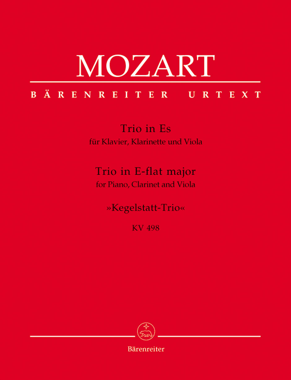 Mozart: Trio for Piano, Clarinet and Viola in E-flat Major K. 498