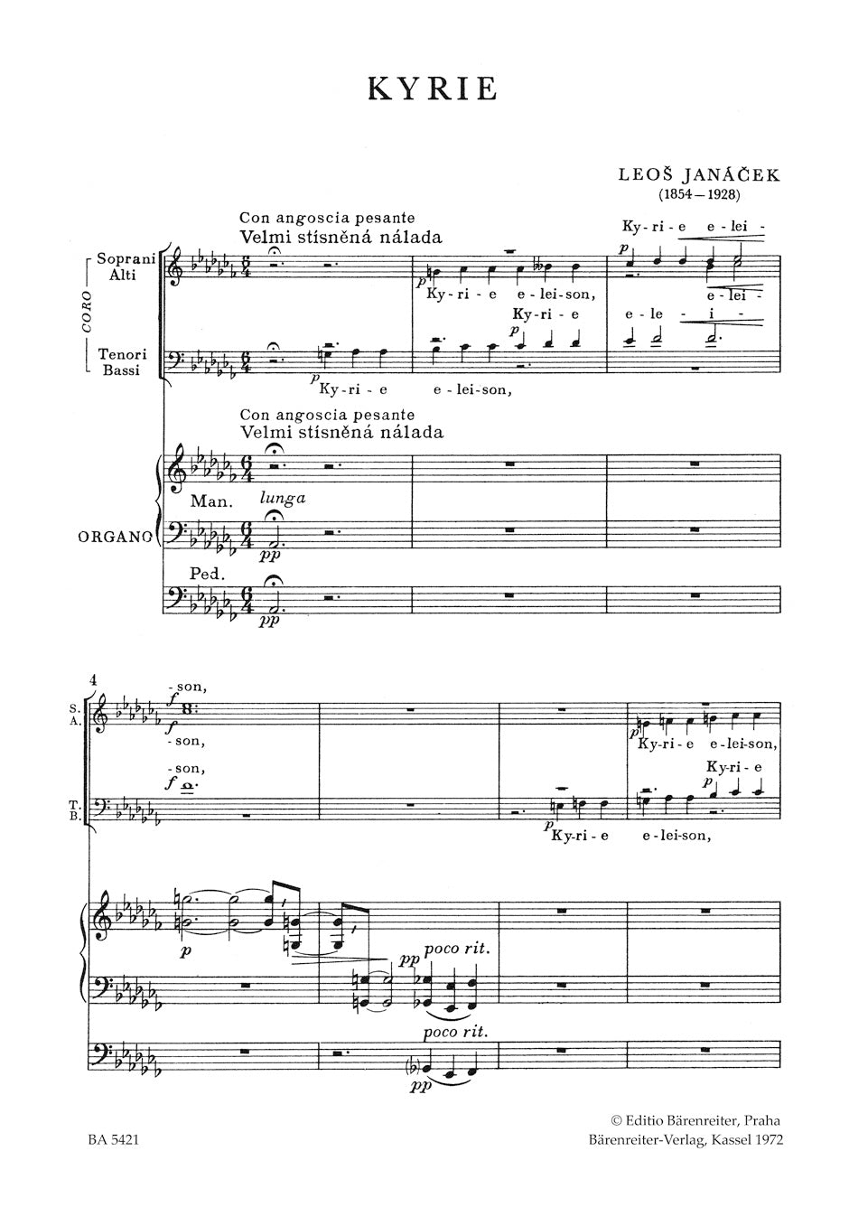 Janáček: Mass in E-flat Major