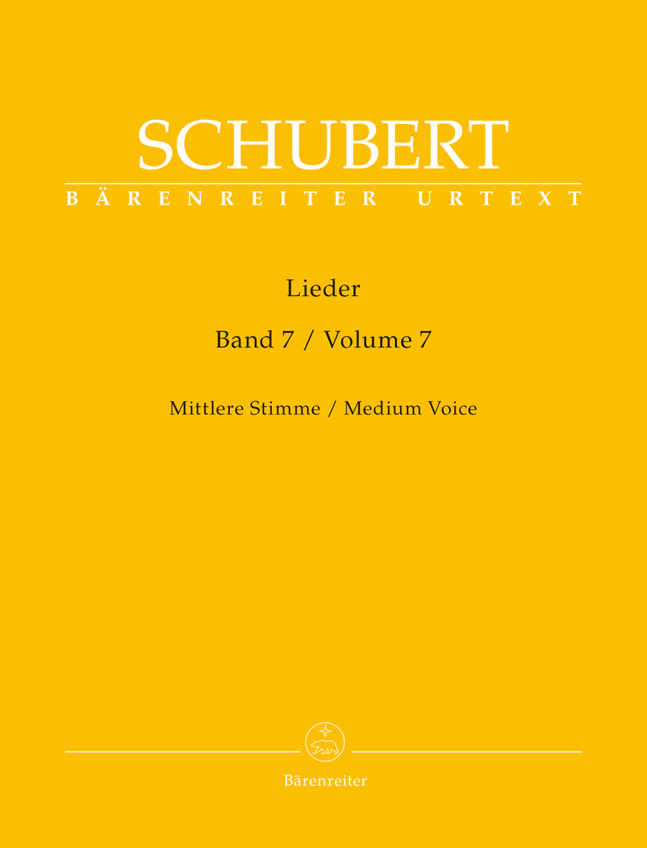 Schubert: Lieder - Volume 7