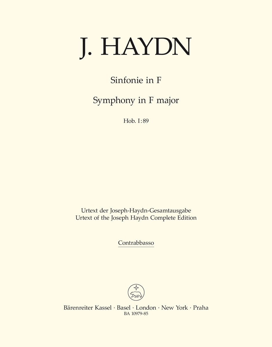 Haydn: Symphony in F Major, Hob. I:89