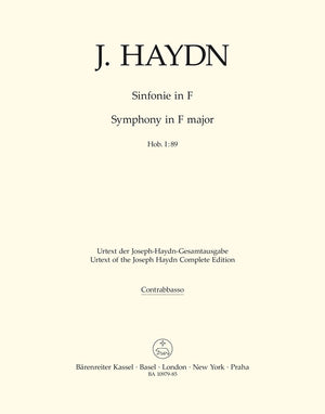 Haydn: Symphony in F Major, Hob. I:89