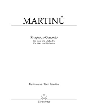 Martinů: Rhapsody-Concerto