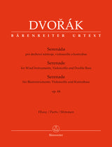 Dvořák: Serenade for Wind Instruments, Cello and Double Bass, Op. 44