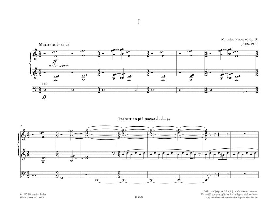 Kabelác: Two Fantasies, Op. 32