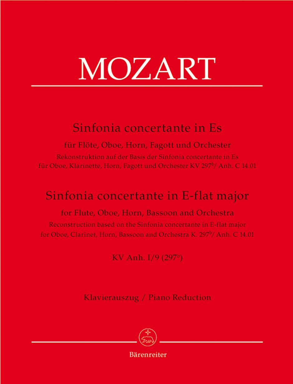 Mozart: Sinfonia Concertante for 4 Wind Instruments in E-flat Major, K. Anh I/9 (297b)