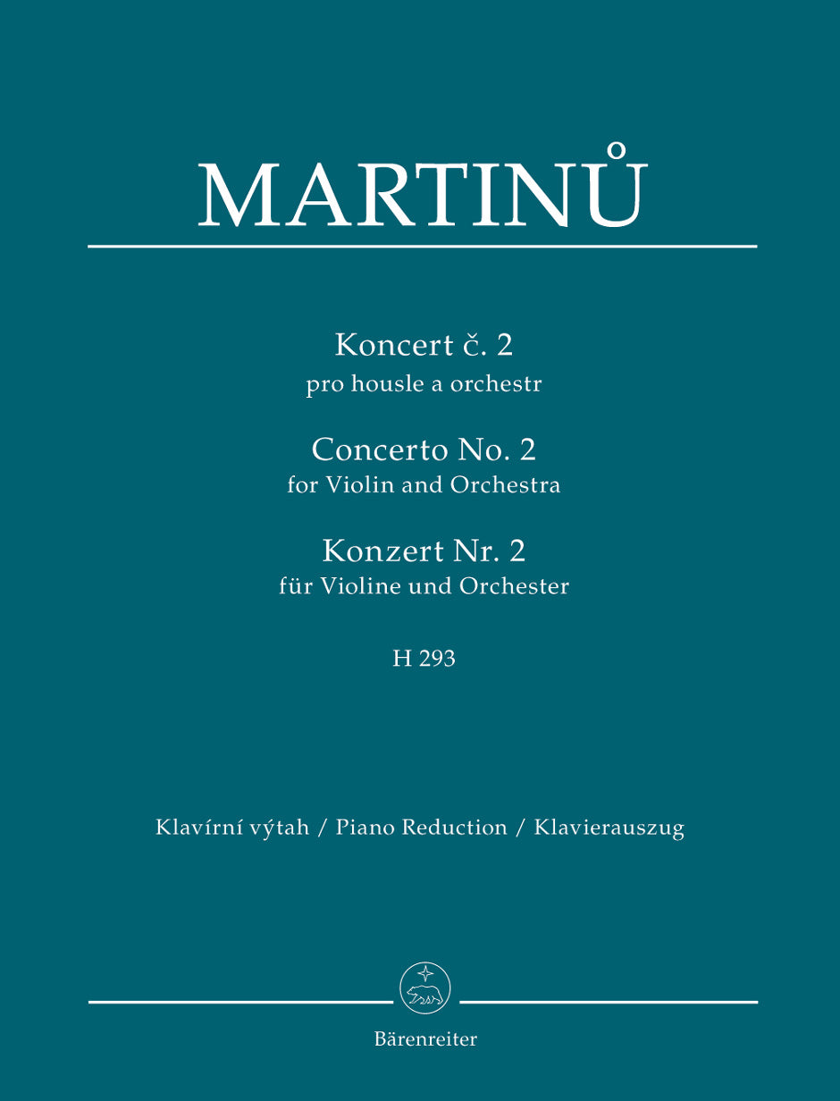 Martinů: Violin Concerto No. 2, H 293