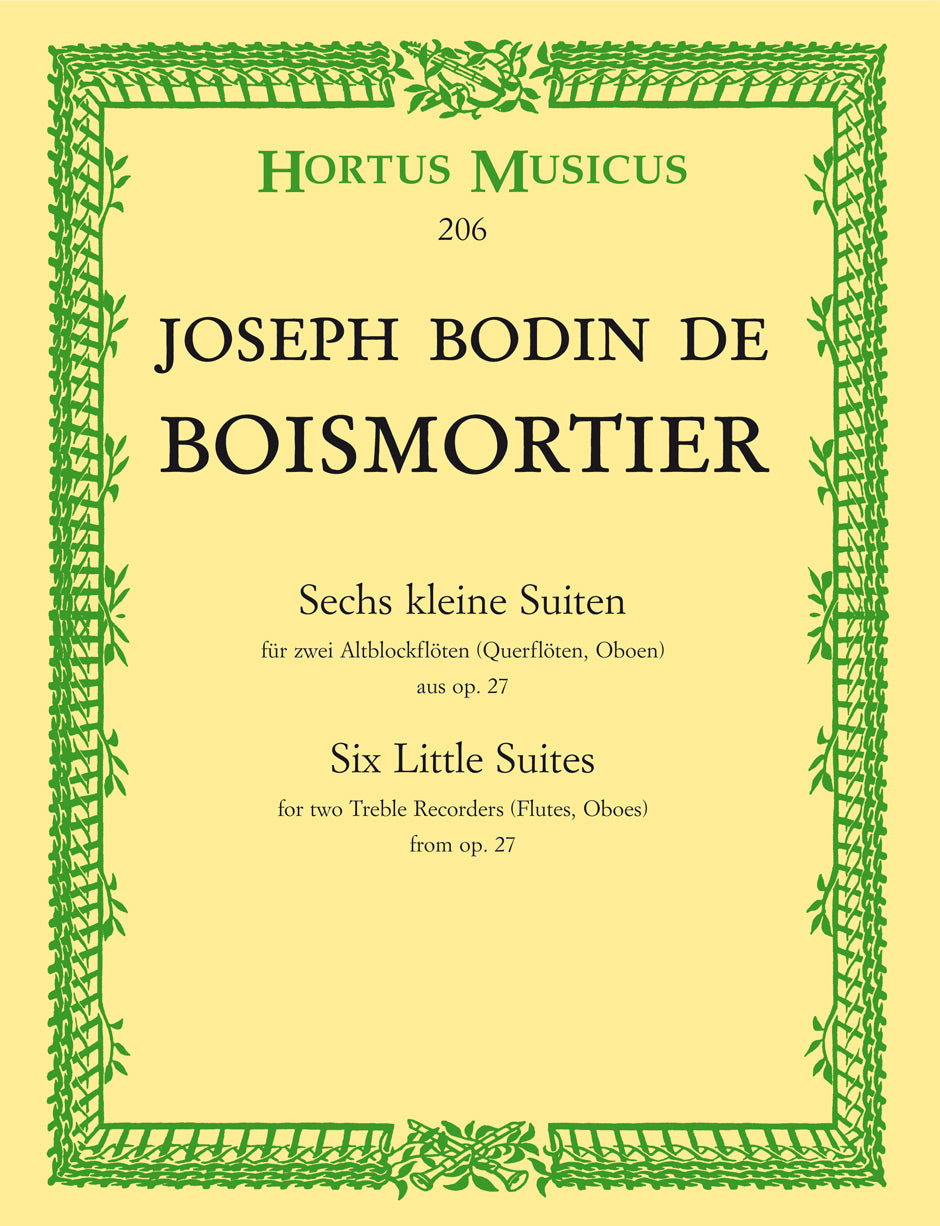 Boismortier: 6 Little Suites from Op. 27