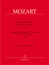 Mozart: Horn Concerto Movement in E Major, K. 494a